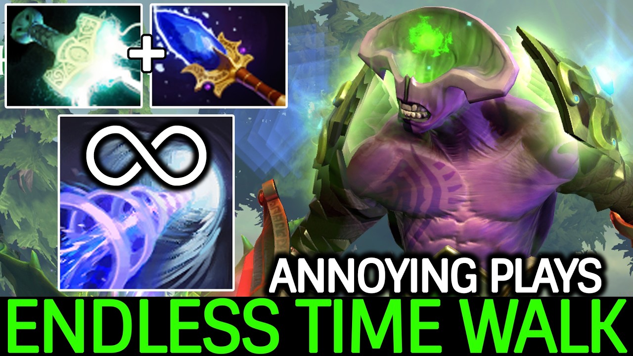 Faceless Void Time Walk Monster &ndash; with Battle Fury + Scepter Dota 2