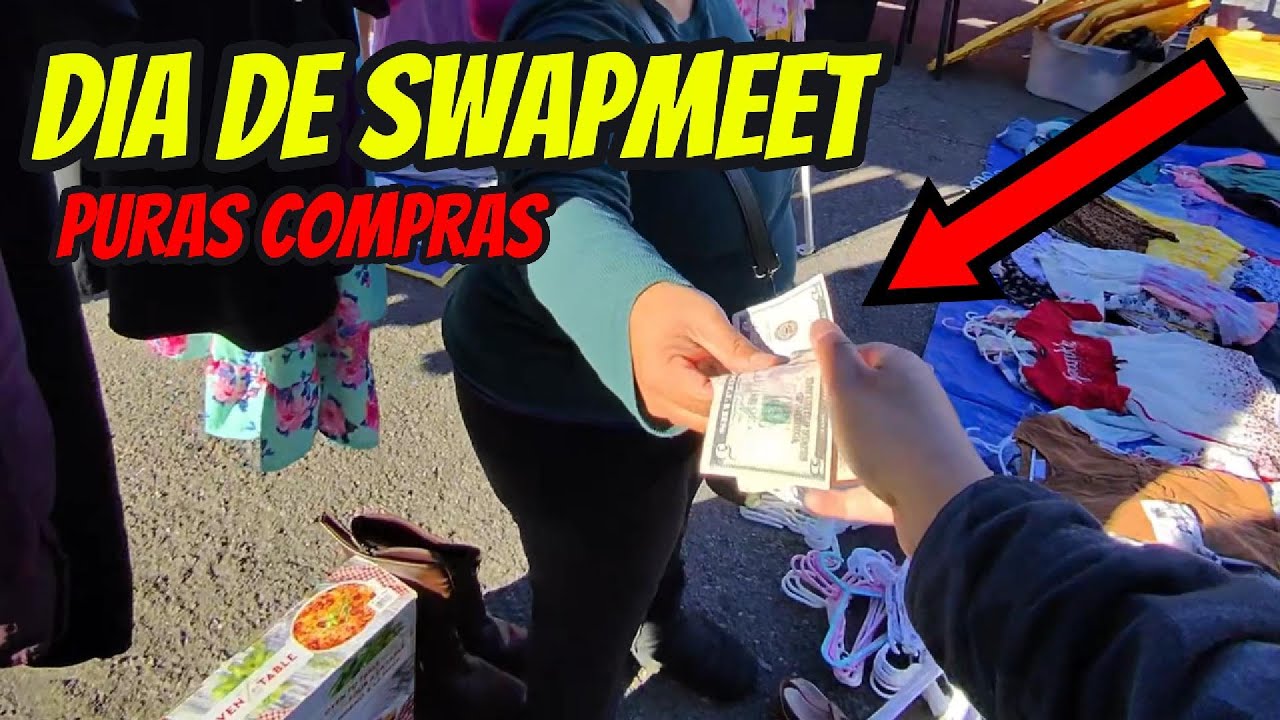 FUI AL SWAPMEET ~ Dia De Swapmeet La Pulga Lo Que Tiran en USA Compre LIBROS EP.124