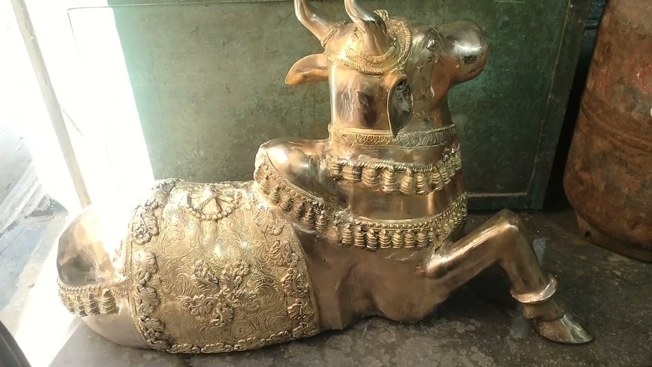 Brass Big Nandi Idol | Available on IndiaMART