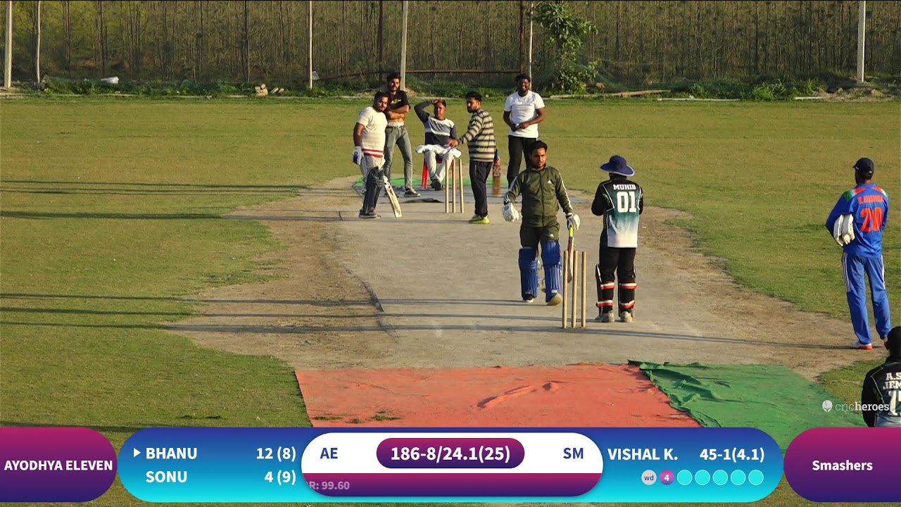 SMASHERS VS AYODHYA ELEVEN INDIVIDUAL MATCH ON AVI CRICKET GROUND