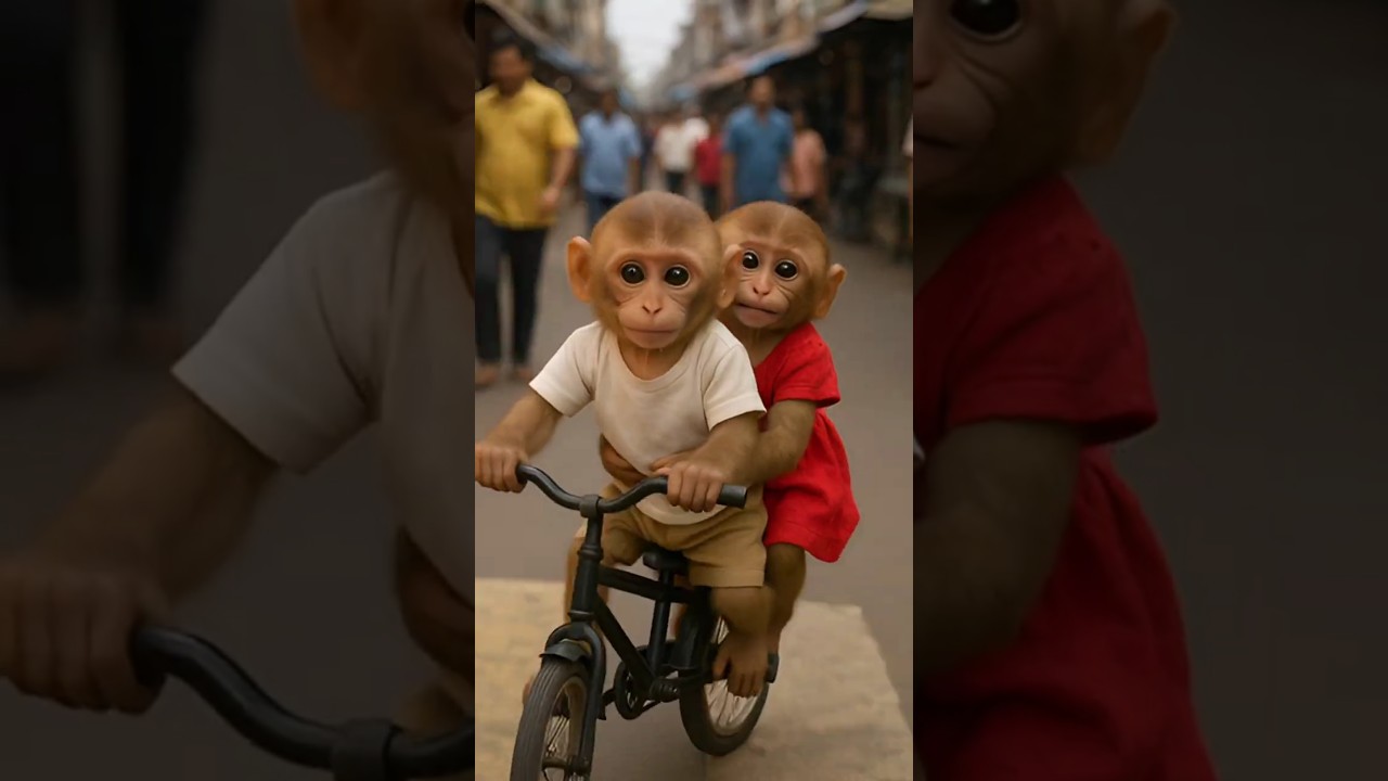 💔 Baby Monkey Cries for His Sister | Emotional Story | Bholu Films