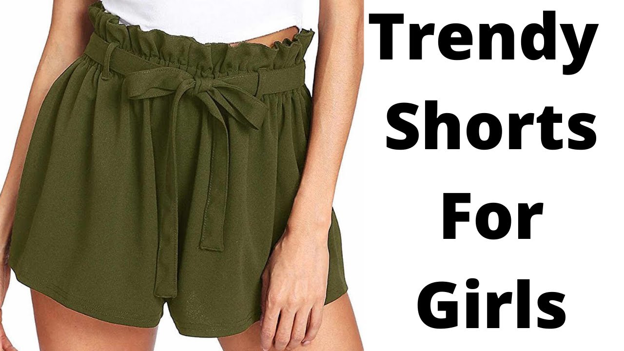 Trendy Girls Shorts Cutting and Stitching in easy way | Night Wear Shorts with Frill Belt | Stylen
