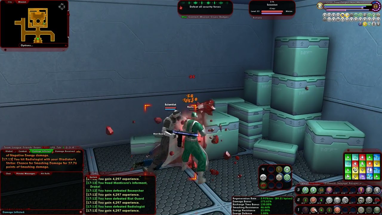 (City of Heroes: Homecoming) Stone/Regen Brute Progression Day 10