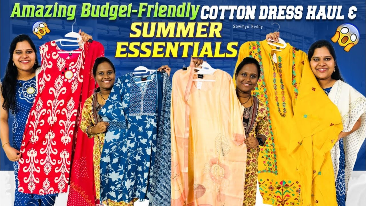 Amazing Budget-Friendly Cotton Dress Haul & Lookbook 2026 | Summer Essentials