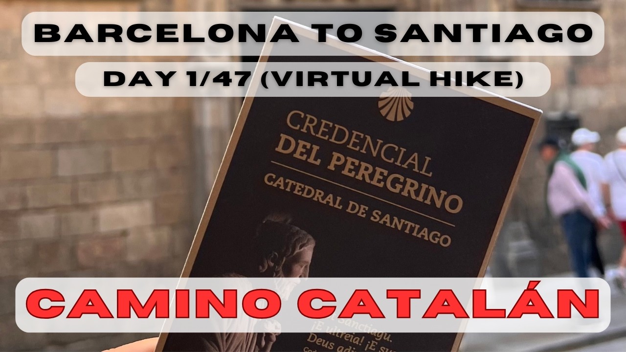 Day 1: Barcelona to Santiago - Barcelona to Ullastrell (Camino Catalan, Aragones, Frances; 4k)