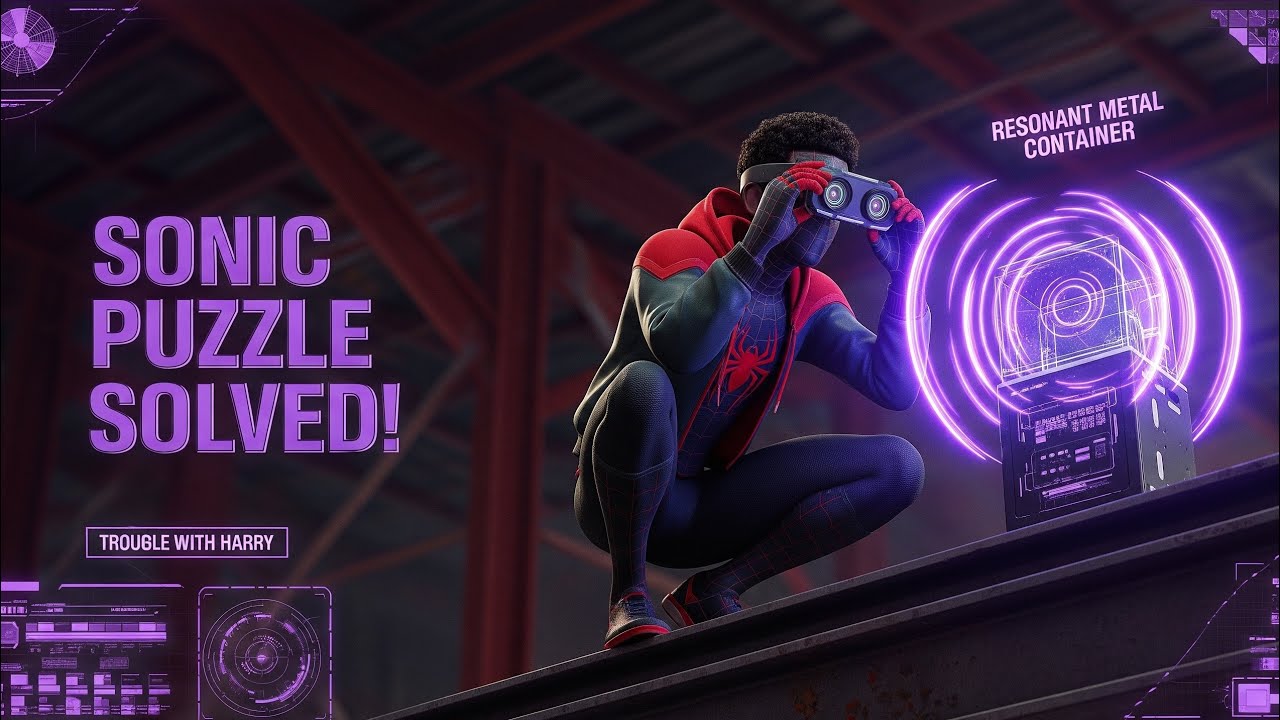 TROUBLE WITH HARRY! 🔊 Finding the Sonic Element Puzzle - Spider-Man 2 PS5 (4K Guide)