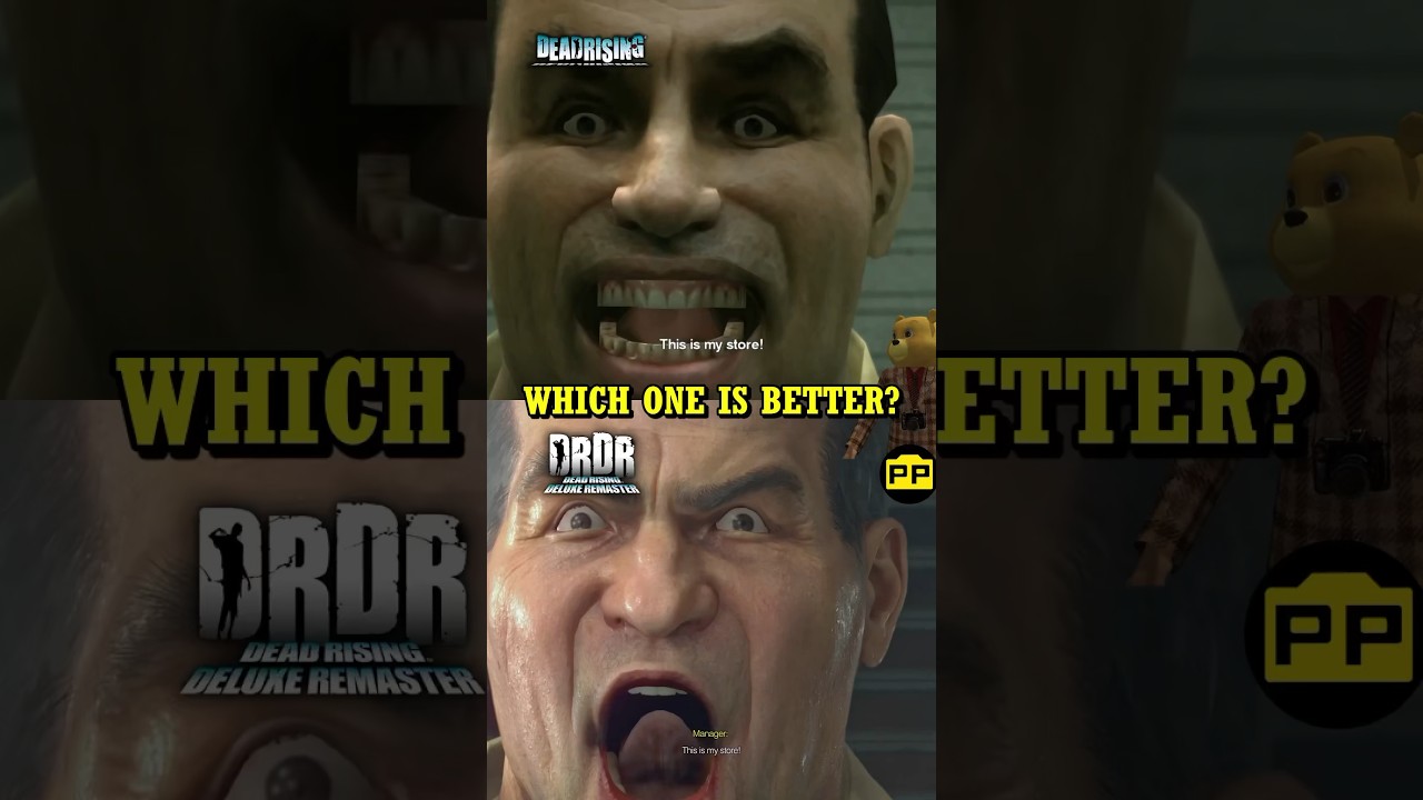 Dead Rising Deluxe Remaster vs. Original Comparison Gameplay - Steven! #shorts #gaming #deadrising