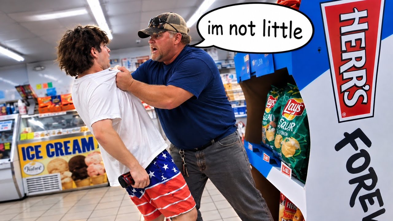 Calling grown men little A$$ boy prank 