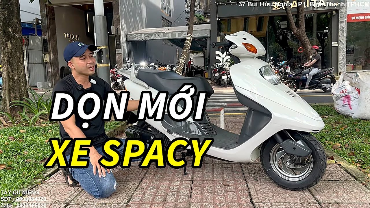 DỌN MỚI XE SPACY, PHỤC DỰNG XE SPACY NHẬT, những công nghệ hiện đại áp dụng cho xe CŨ P2