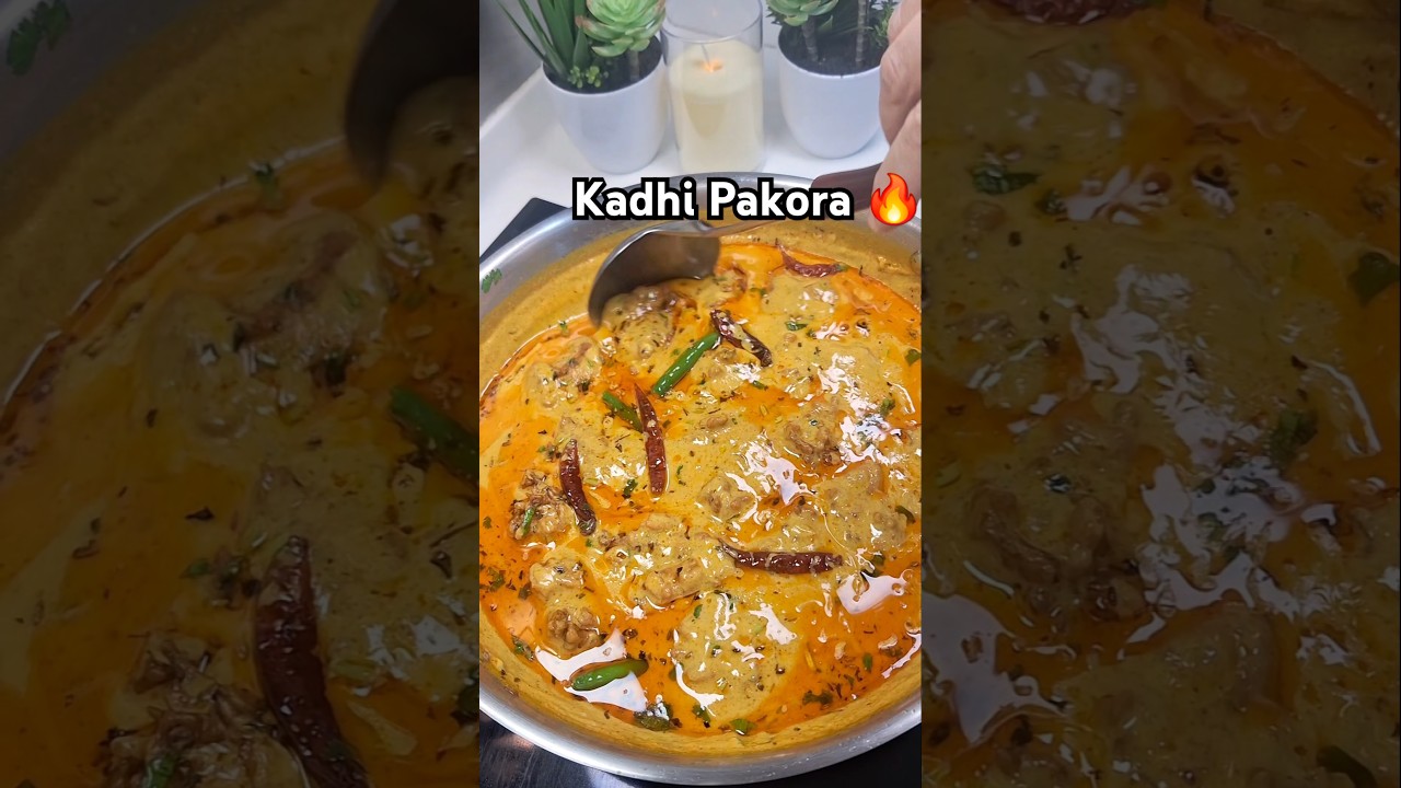 Kadhi Pakora Recipe | Pakistani Kari Pakory 🔥 #shorts #kadhipakora #youtubeshorts  #trendingshorts