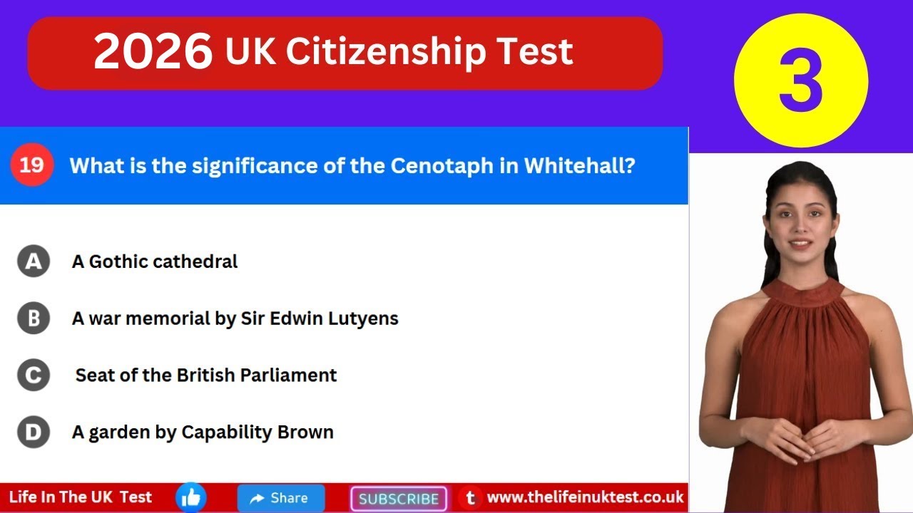 2026 UK Citizenship Test – Practice Test 3 #ukcitizenshiptest #lifeintheuktest2026 #free #2026 #uk