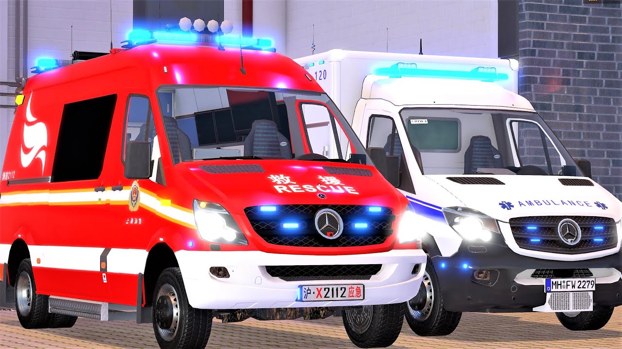 Emergency Call 112 - Shanghai First Responders on Duty! 4K
