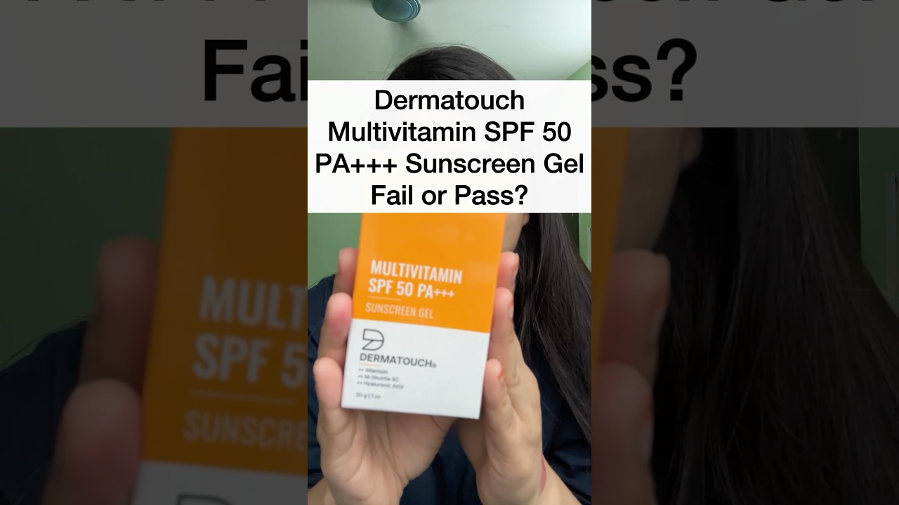 Dermatouch multivitamin spf 50 sunscreen #dermatouch #sunscreen #spf50pa #skincare #shortsfeed