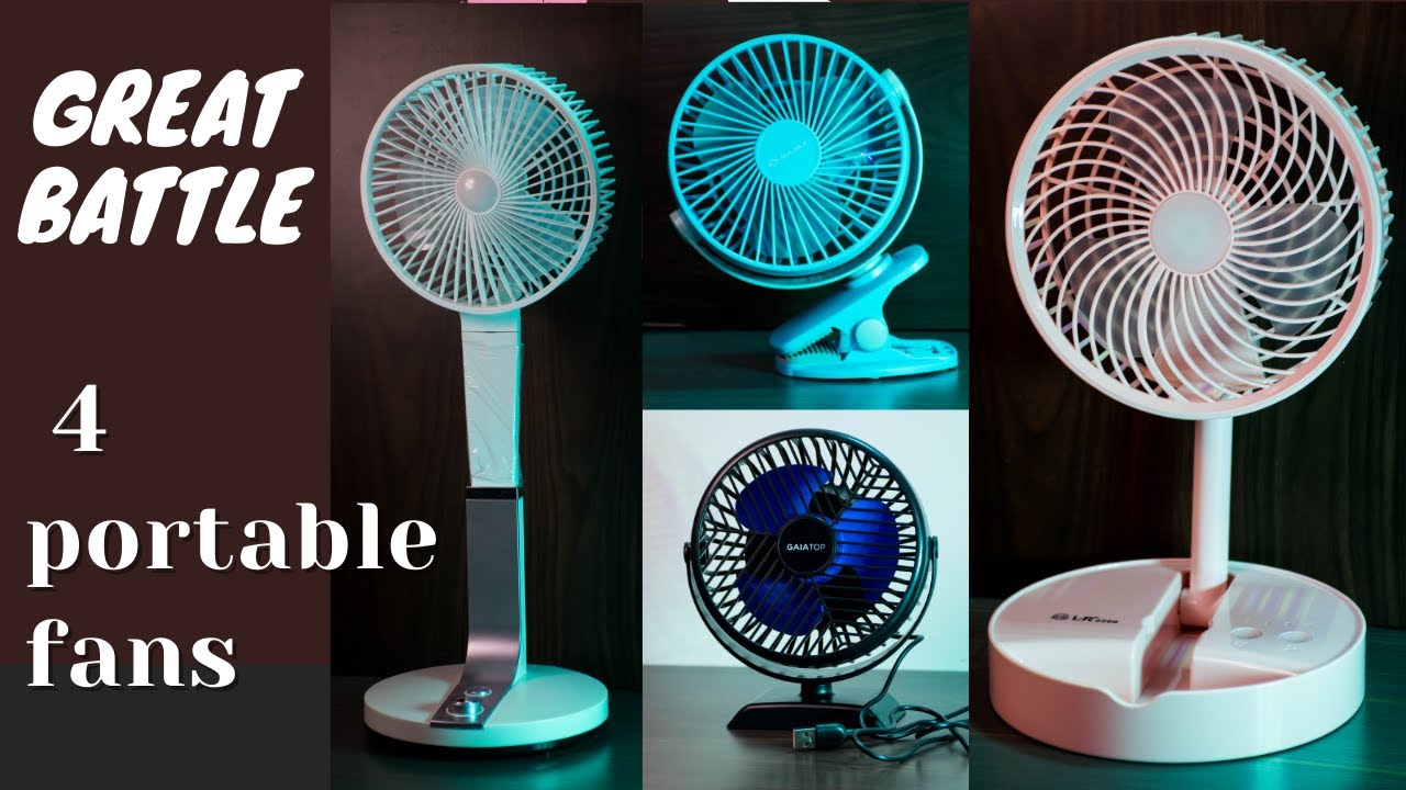 Great Battle | Compare 4 portable fans | Bajaj Pigmi Mini