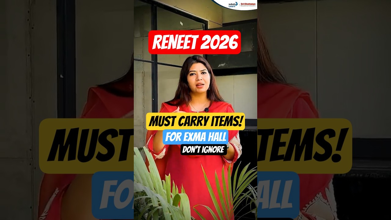 Things to Carry These Documents for Exam Hall 📋 ReNEET 2026 Exam Day Checklist! #reneet2026