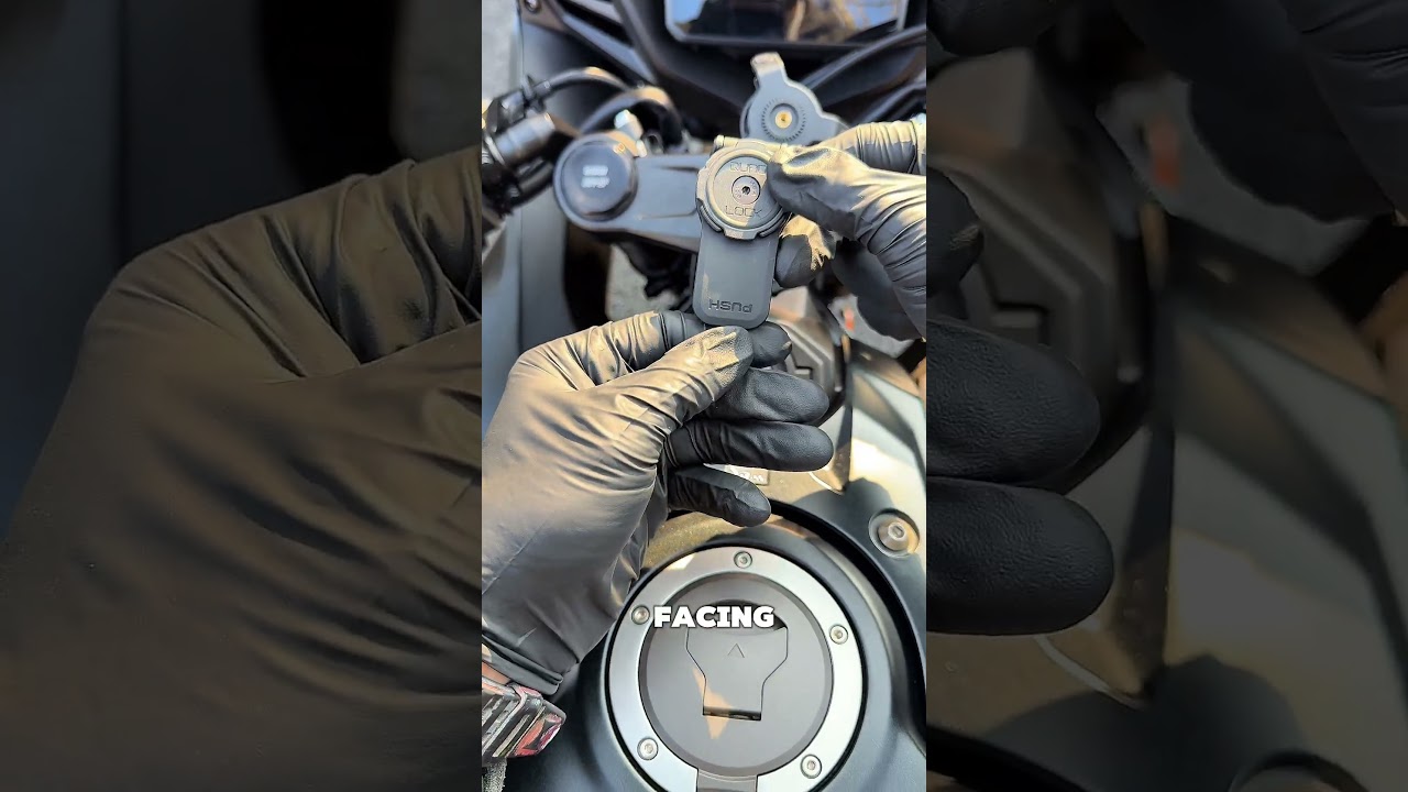 Installing A Phone Mount To Sport Bike Fork Stem