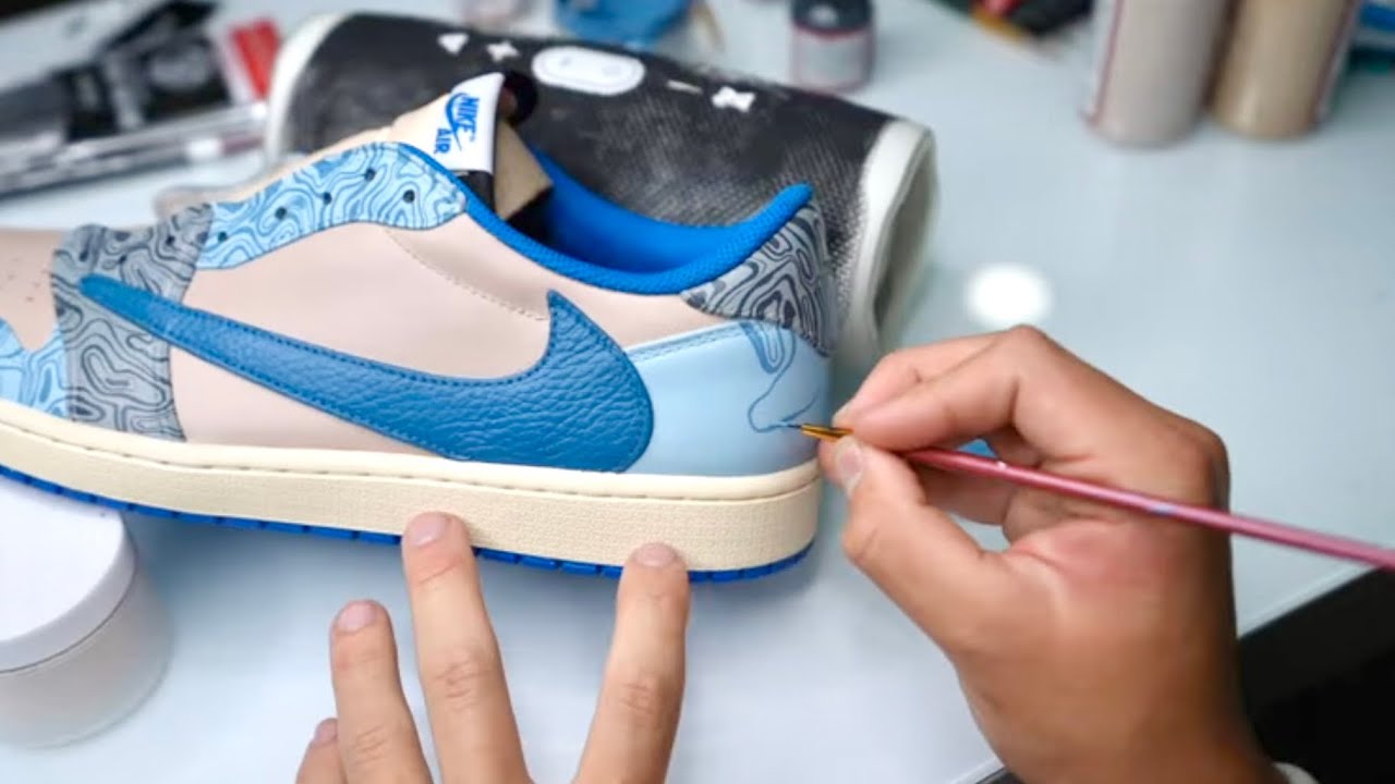 Customizing Travis Scott Shoes…
