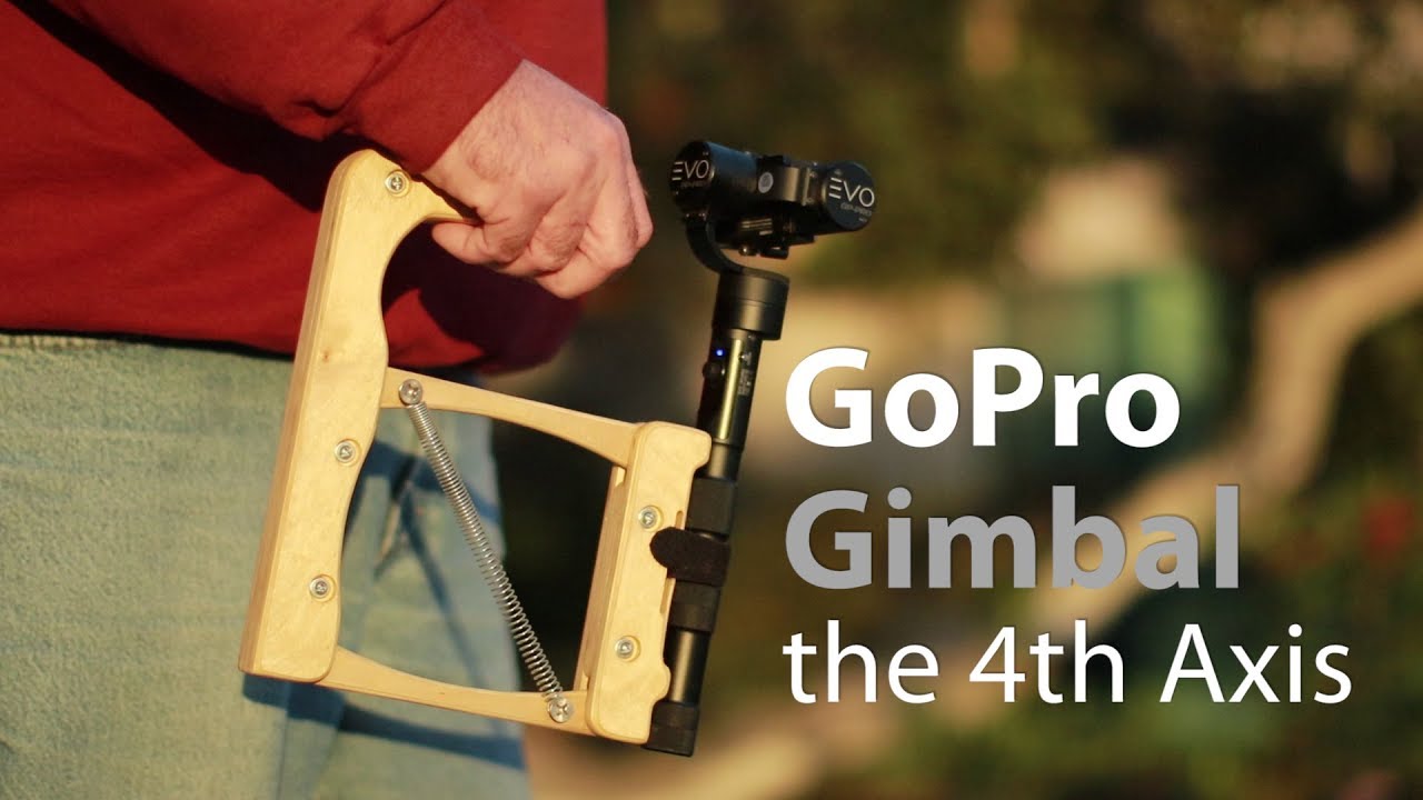 GoPro Gimbal 4th Axis - Camera Stabilizer - CNC Router Project