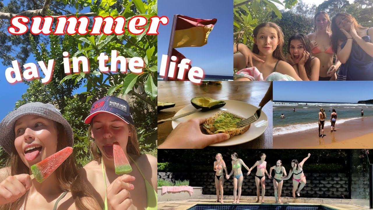 SUMMER DAY IN THE LIFE 2023 vlog! funny, friends, pool, beach, secret santa
