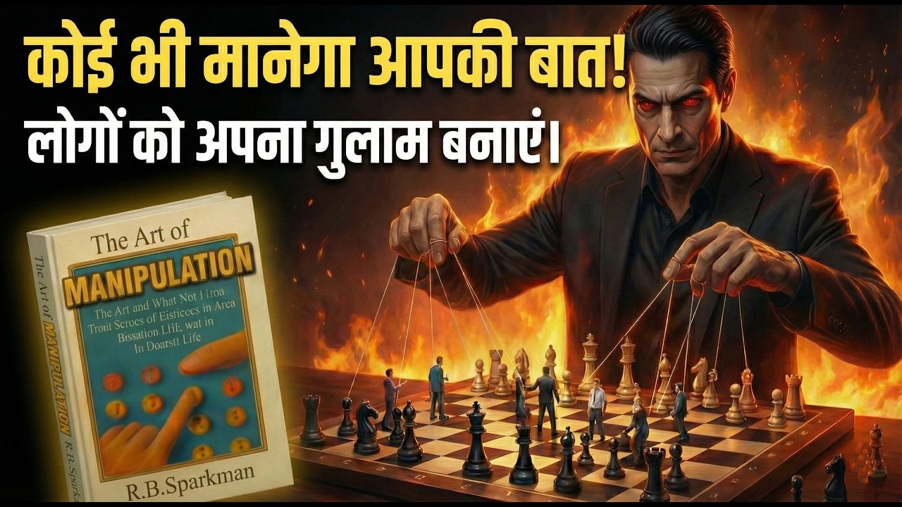 Dusron Ko Control Karne Ki Secret Techniques! 🧠 The Art of Manipulation Full Summary Hindi Mein