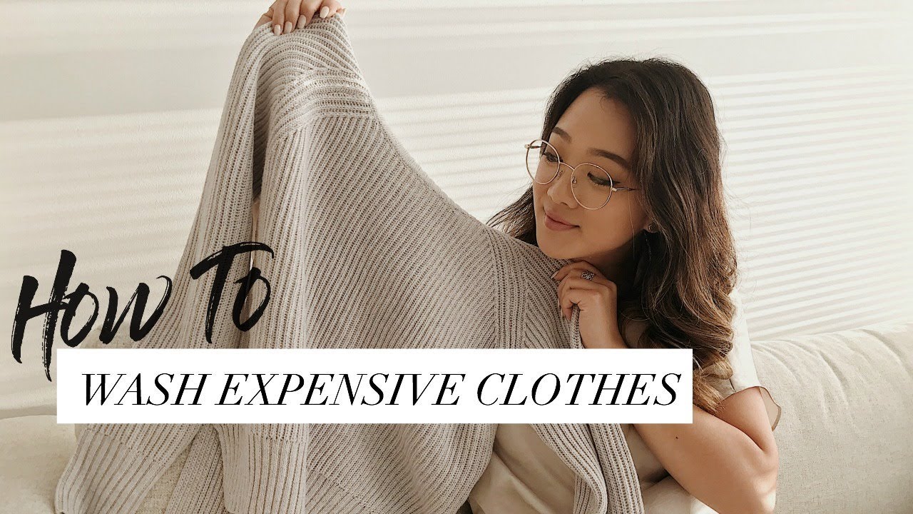 HOW TO WASH ARITZIA CLOTHING/ EXPENSIVE CLOTHES AT HOME | getawei