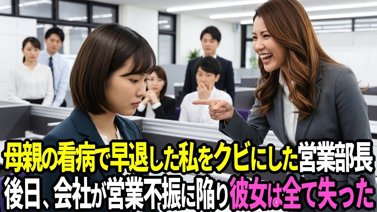 理不尽な営業部長の下で耐え続けて働いていた契約社員。彼女が最後に残した“記録”が会社を変える