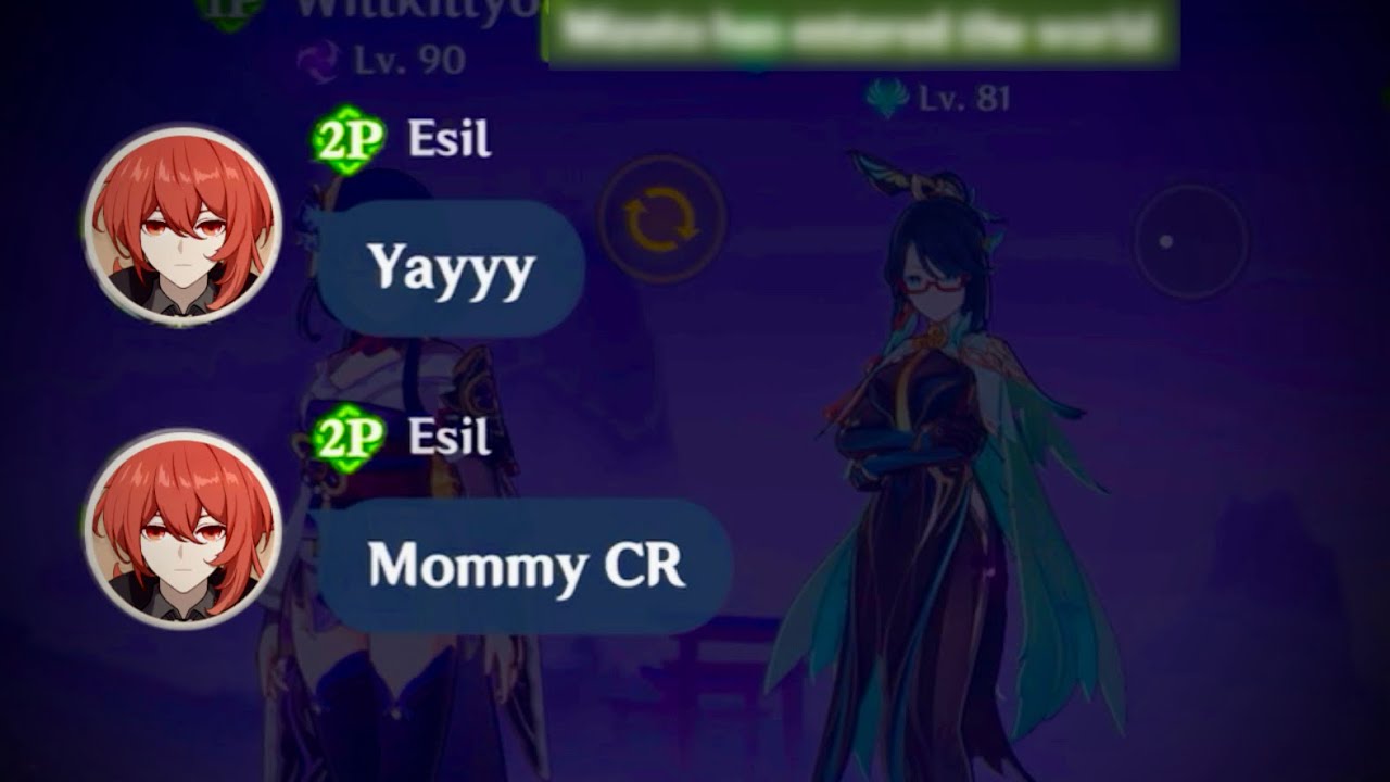 When Diluc is super excited to meet Xianyun in co-op