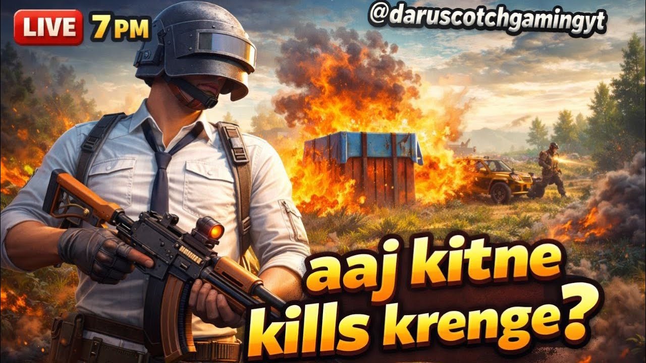 BGMI LIVE STREAM DAY-20 😈| DARU大 SCOTCH GAMING YT