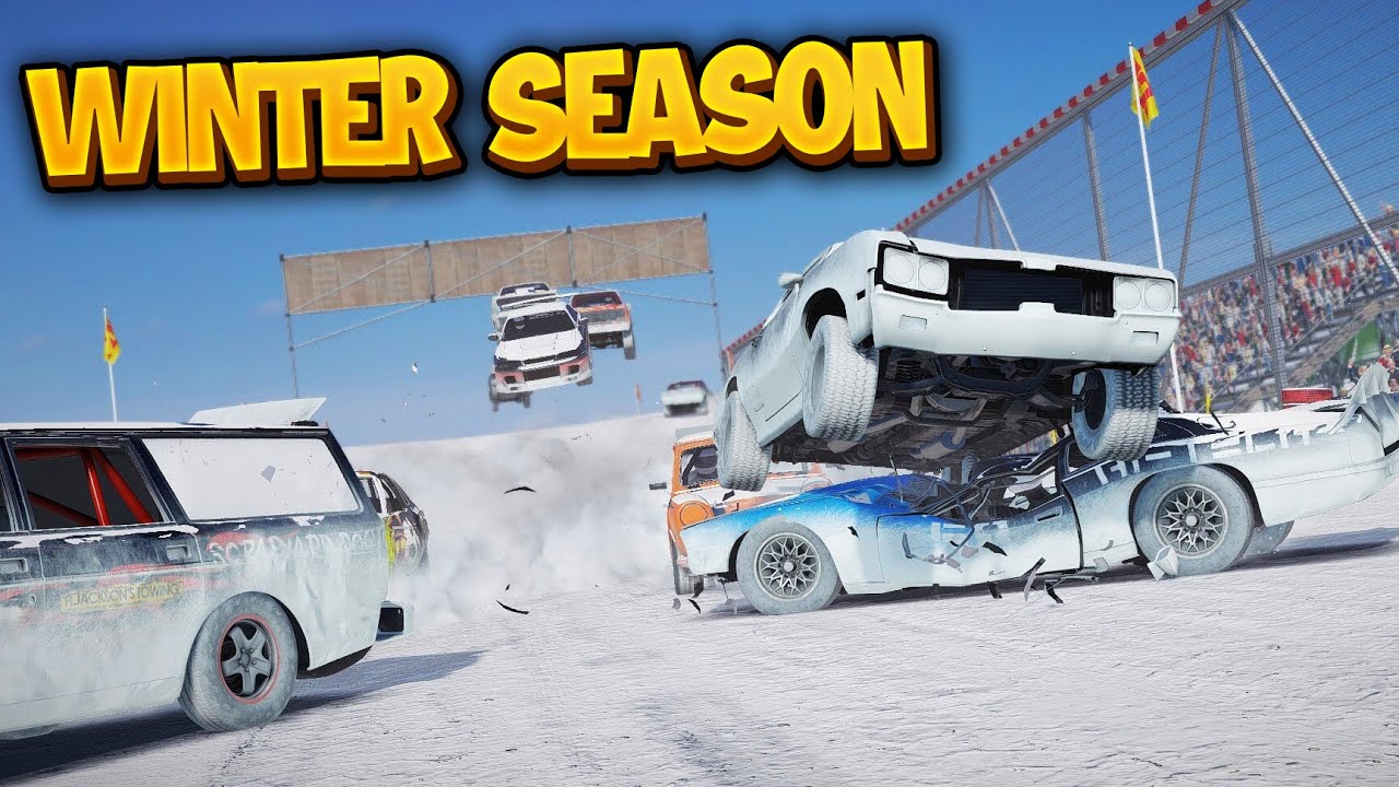 WreckFest Winter Season Has Returned With Giant Snowballs And Insane Demolition! Wreckfest Update