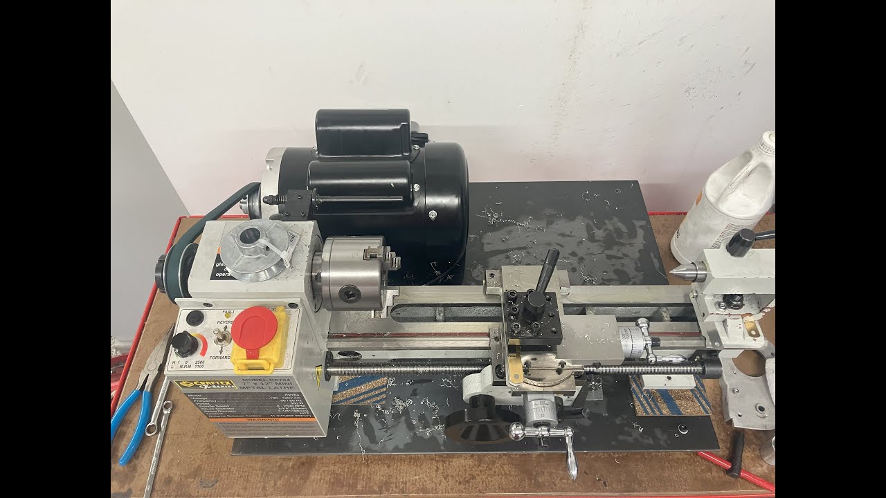 Mini Metal Lathe 1/2 Hp Motor Upgrade