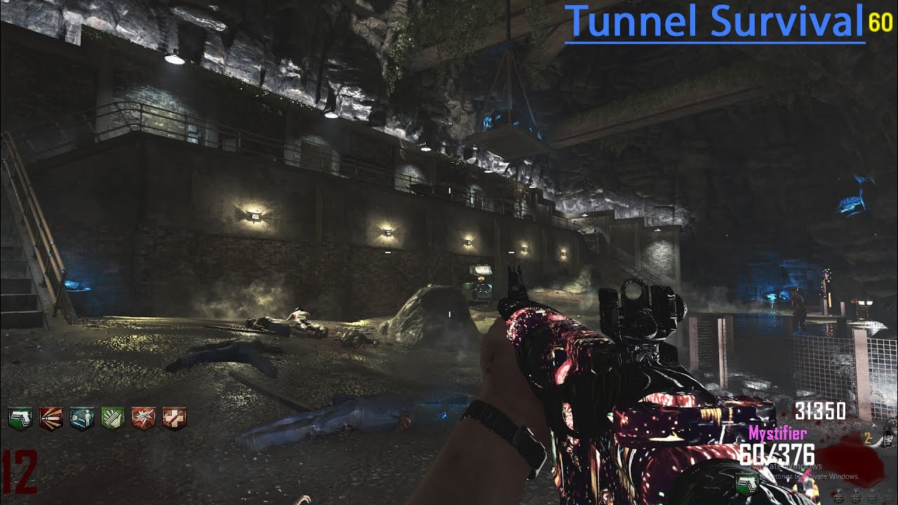 Call Of Duty Black Ops 3 Custom Zombies (Tunnel Survival) Full Map N Easter Egg Guide
