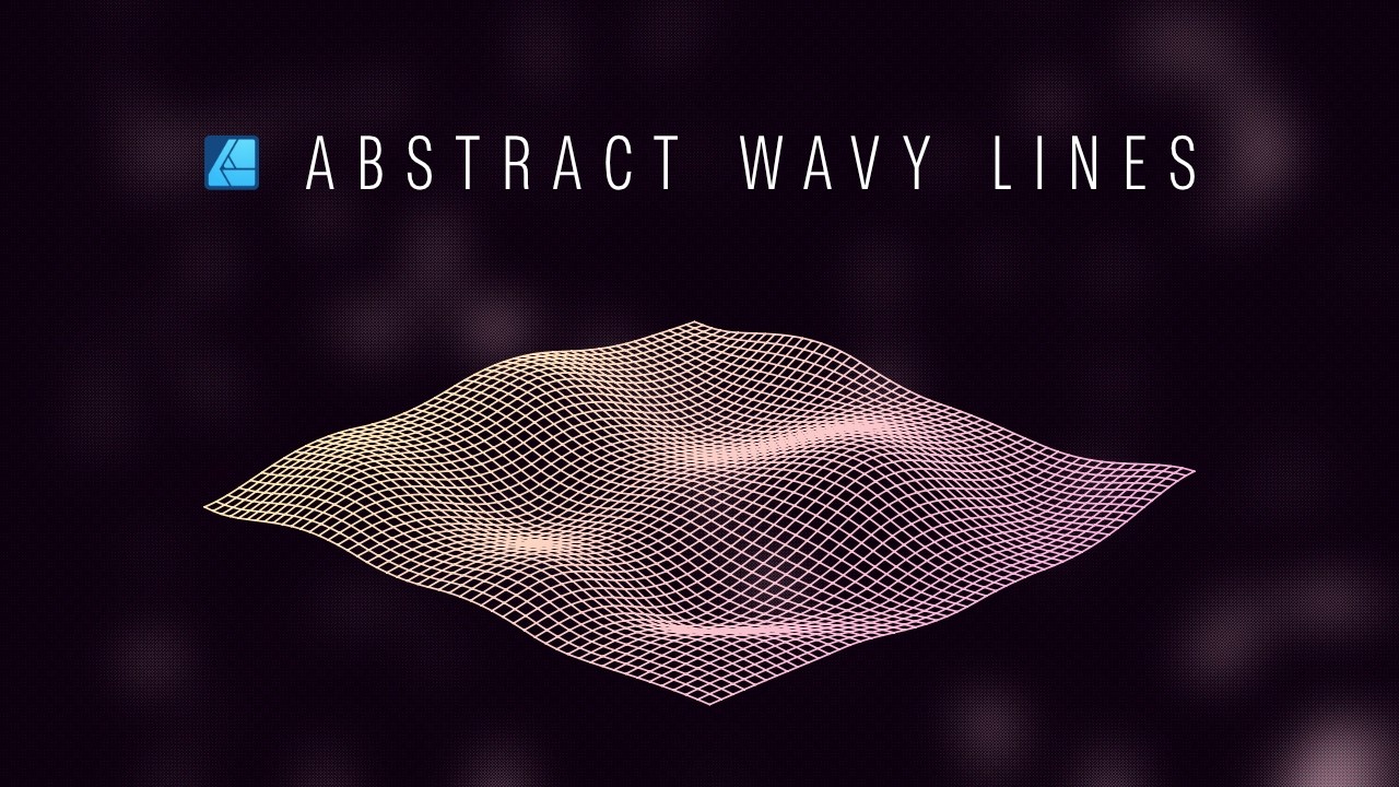 How To Make Wavy Line Art in Affinity Designer