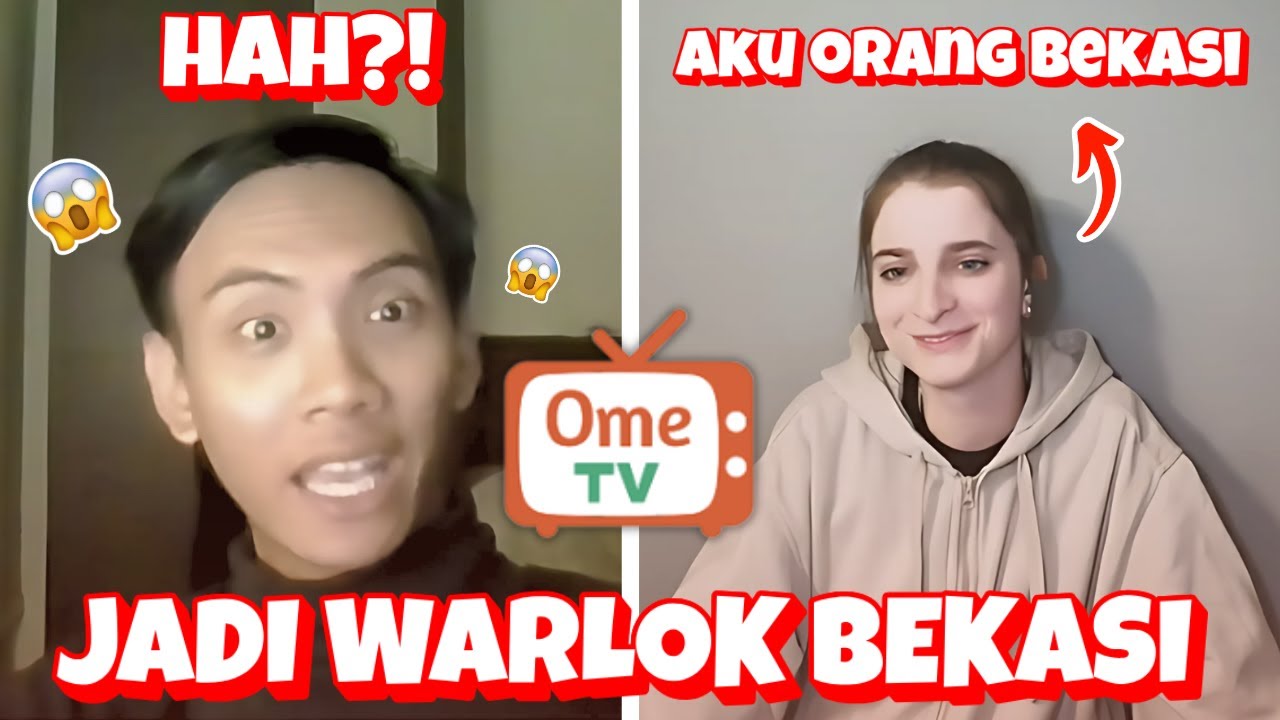 PACAR BULE NGEPRANK DI OME TV JADI ORANG INDONESIA! NGAKU DARI BEKASI!