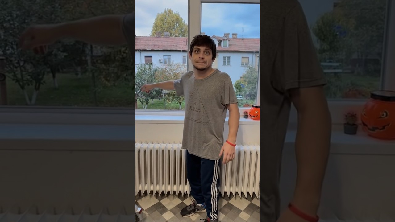 SIN GLEDAO KROZ PROZOR PA SE DESILO OVO 😂