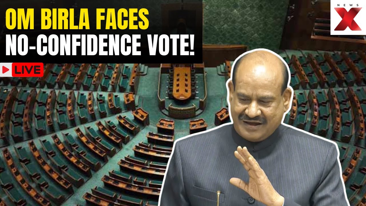 Om Birla Removed LIVE: Big Parliament Battle As Om Birla Faces No-Confidence Motion | Parliament