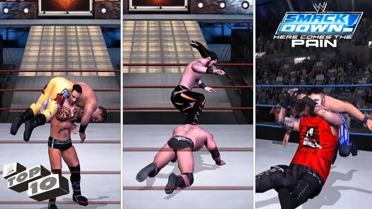 TOP 10 HACKED FINISHERS WWE SMACKDOWN HERE'S COME THE PAIN 2K25 MOD
