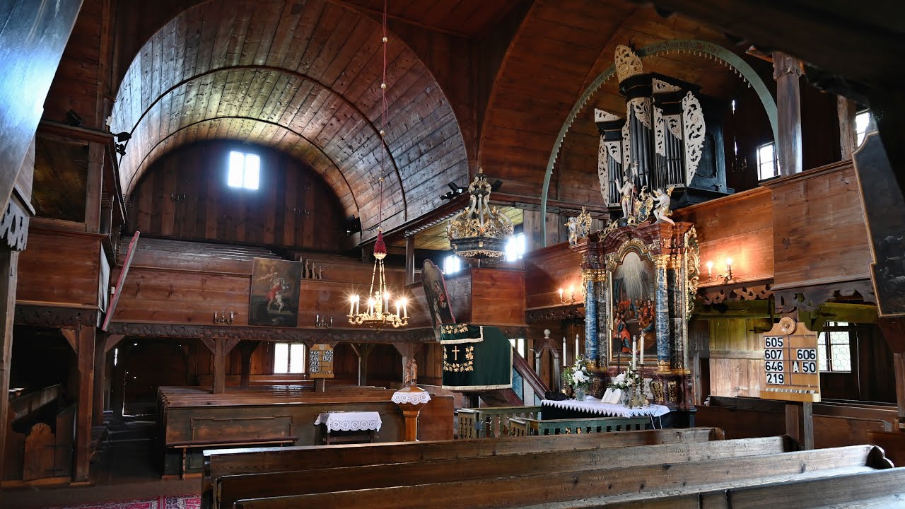 UNESCO Wooden church in Hronsek, Slovakia - GoPro Hero 7, Nikon Z6 cinematic video
