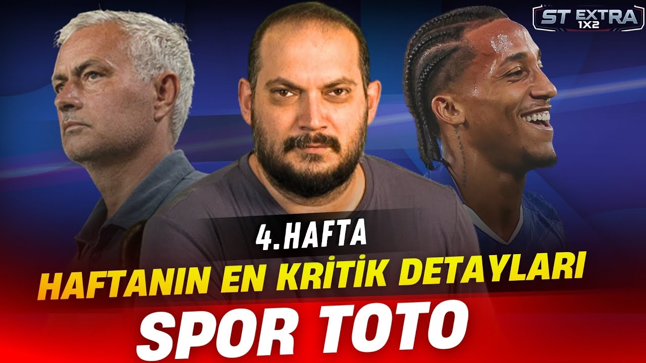 STRATEJİLERE DEVAM.. 4. Hafta Spor Toto Tahminleri | Atistics TV #STExtra