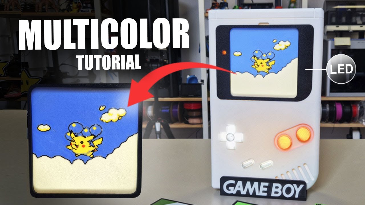 TUTORIAL DEFINITIVO🌈Impresión 3D MULTICOLOR en UNA sola CAPA (con CUALQUIER Impresora) Ender 3 V3 SE