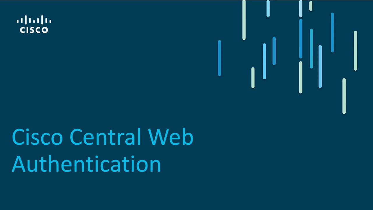 Веб-аутентификация Cisco Central