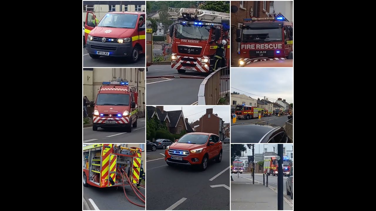 *HOUSE FIRE IN CREDITON!* Make Pumps 8, Officers, Command unit, ALP and More Responding!!