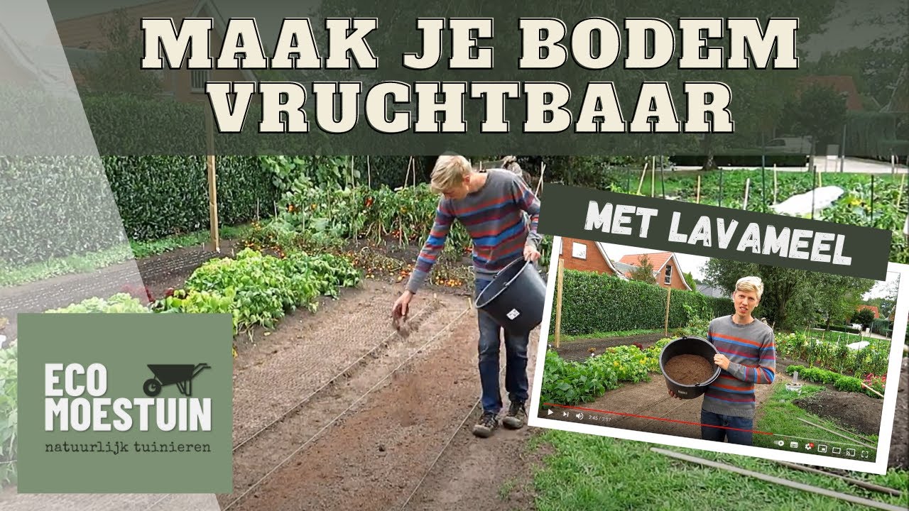 Maak je bodem vruchtbaar met lavameel