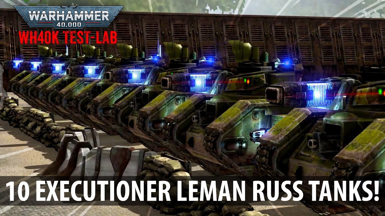 30 PLASMA Cannons Vaporises EVERYTHING!  | WH40K Test Labs