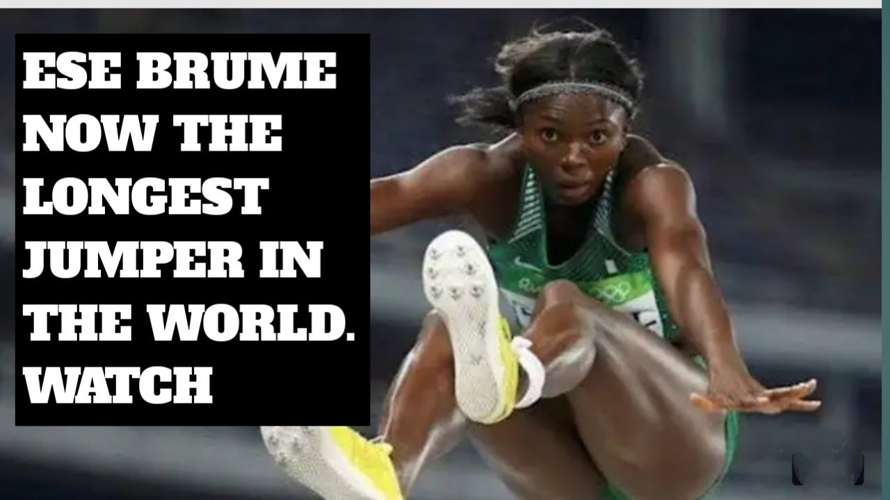 NIGERIA ESE BRUME WINS GOLD AT WOMEN'S LONG JUMP EVENT, SET NEW 7.00M  COMMON WEALTH GAMES RECORD