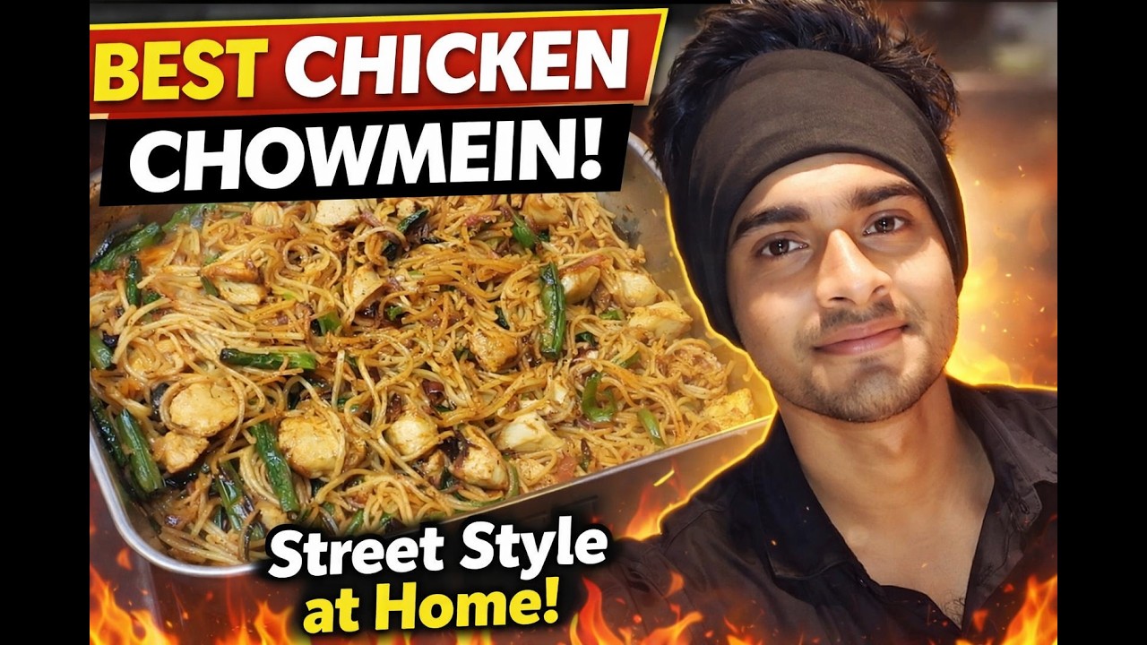 Bengali Style Chicken Chowmein 🍜🔥 | Easy Recipe