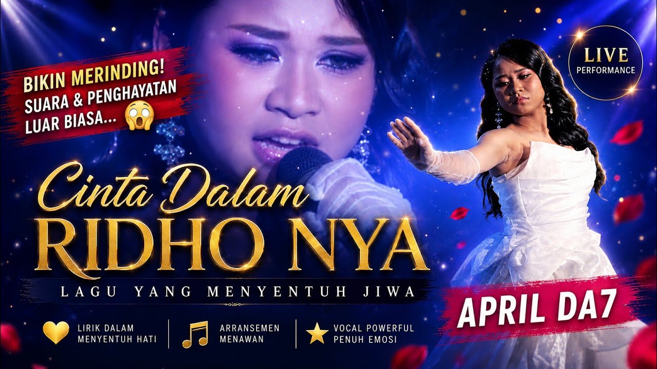 APRIL DA7 LAGU TERBARU | CINTA DALAM RIDHO NYA | KARYA H. RHOMA IRAMA. 