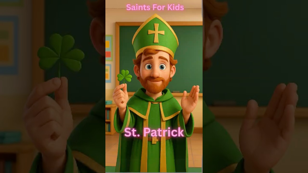 Saint Patrick Teaches About God With A Shamrock