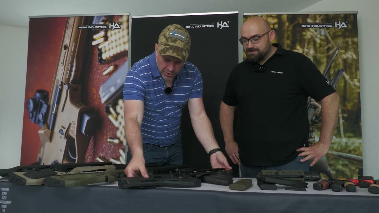New CQR Gen. 2 stock from Hera Arms for AR15 rifles – Ergonomic and Made in Germany. Now in video!