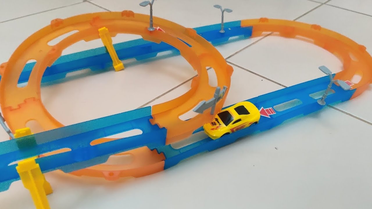 speed road racer track pull back unboxing and assembling