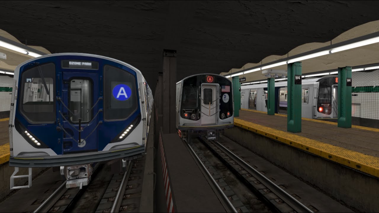 Openbve Tfo:R211A (A) Express Train Ride from Inwood-207th-Ozone Park-Lefferts Blvd